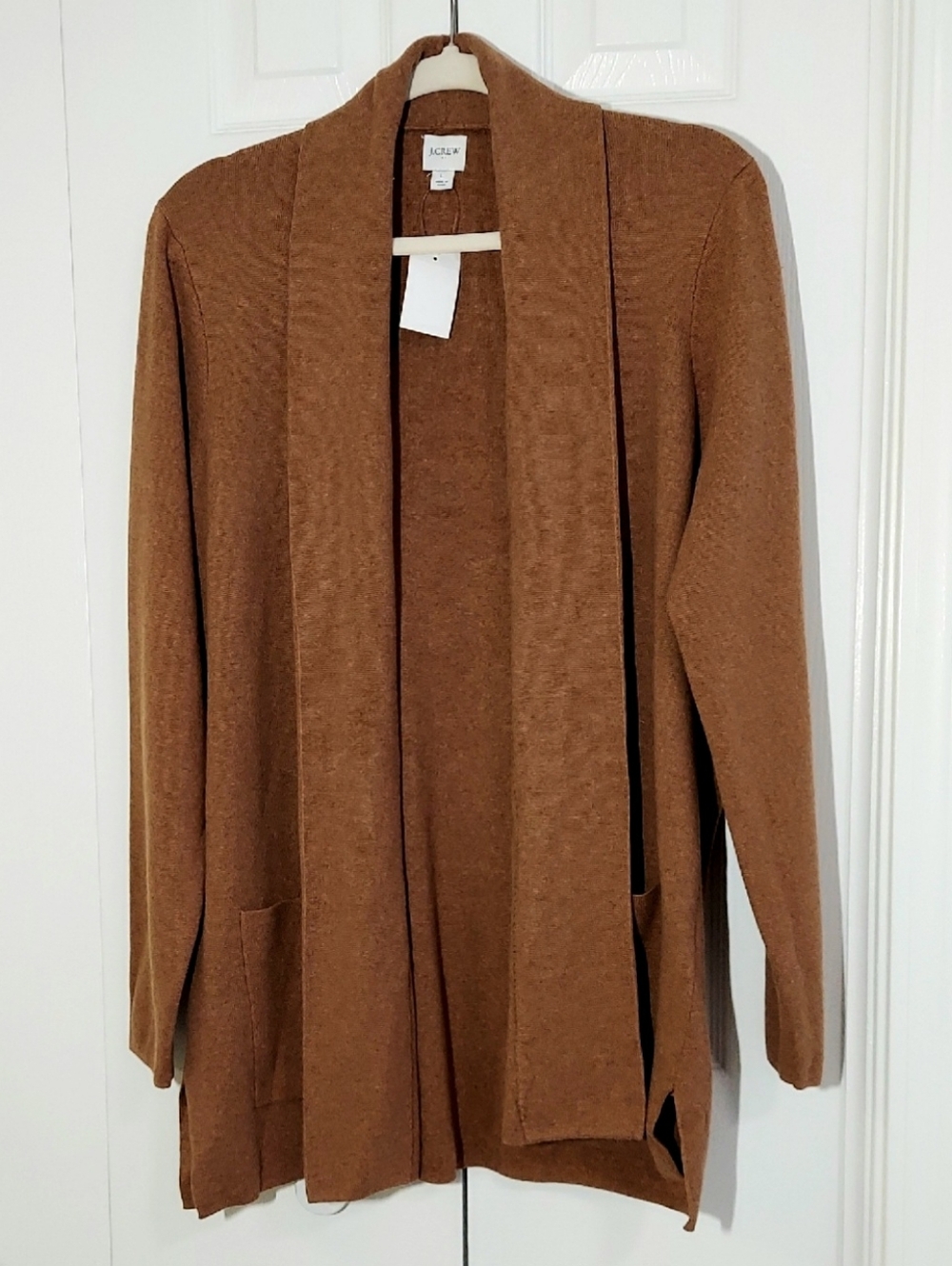 J.Jill Sweater, NEW! Size Large, Jacket, Chestnut Brown, Cotton